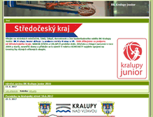 Tablet Screenshot of bkkralupyjunior.cz